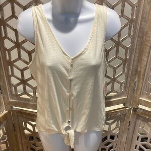 Cream Button-Down Women's Top ✨